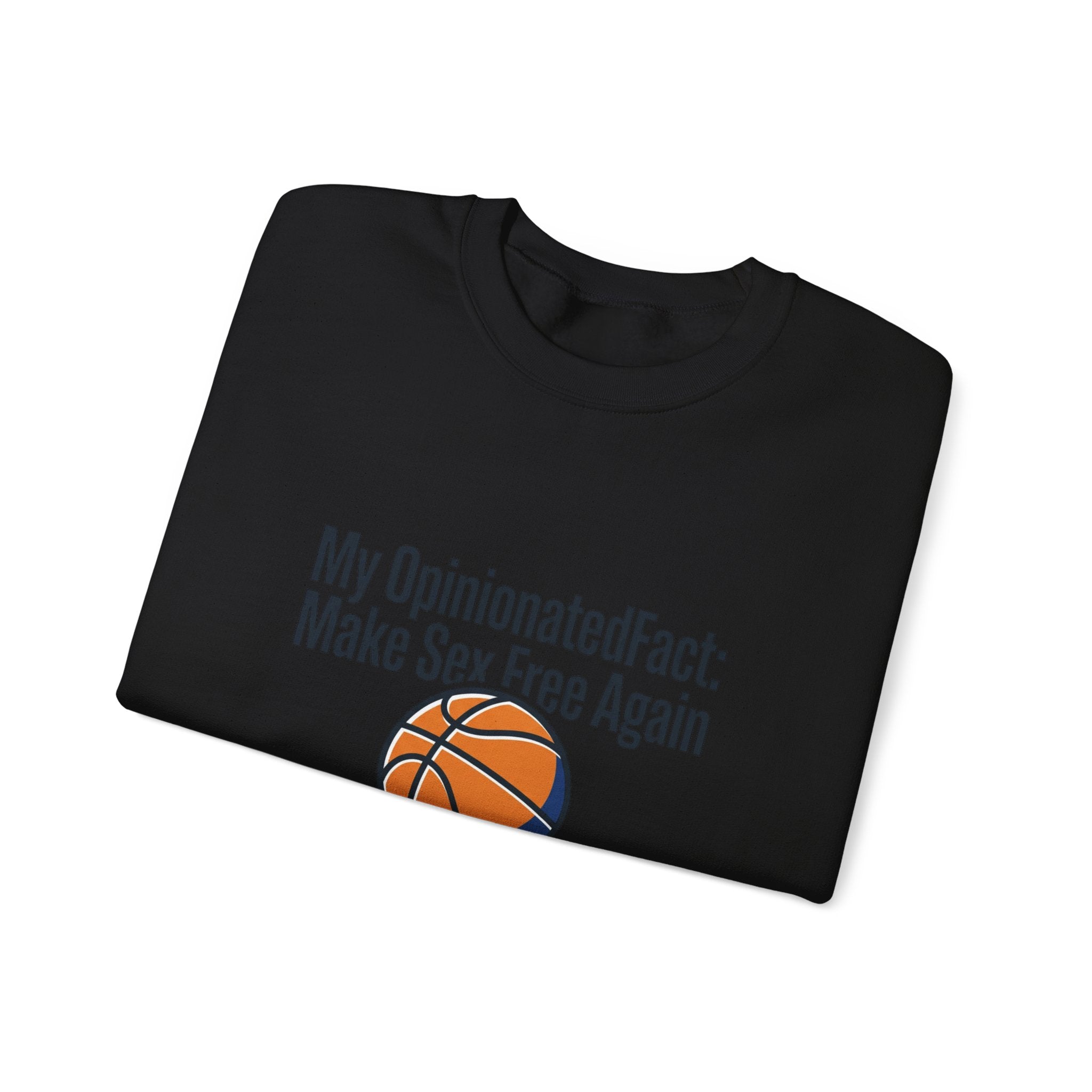 City Basketball Varsity Crewneck Sweatshirt | Retro Block Letters, Streetwear