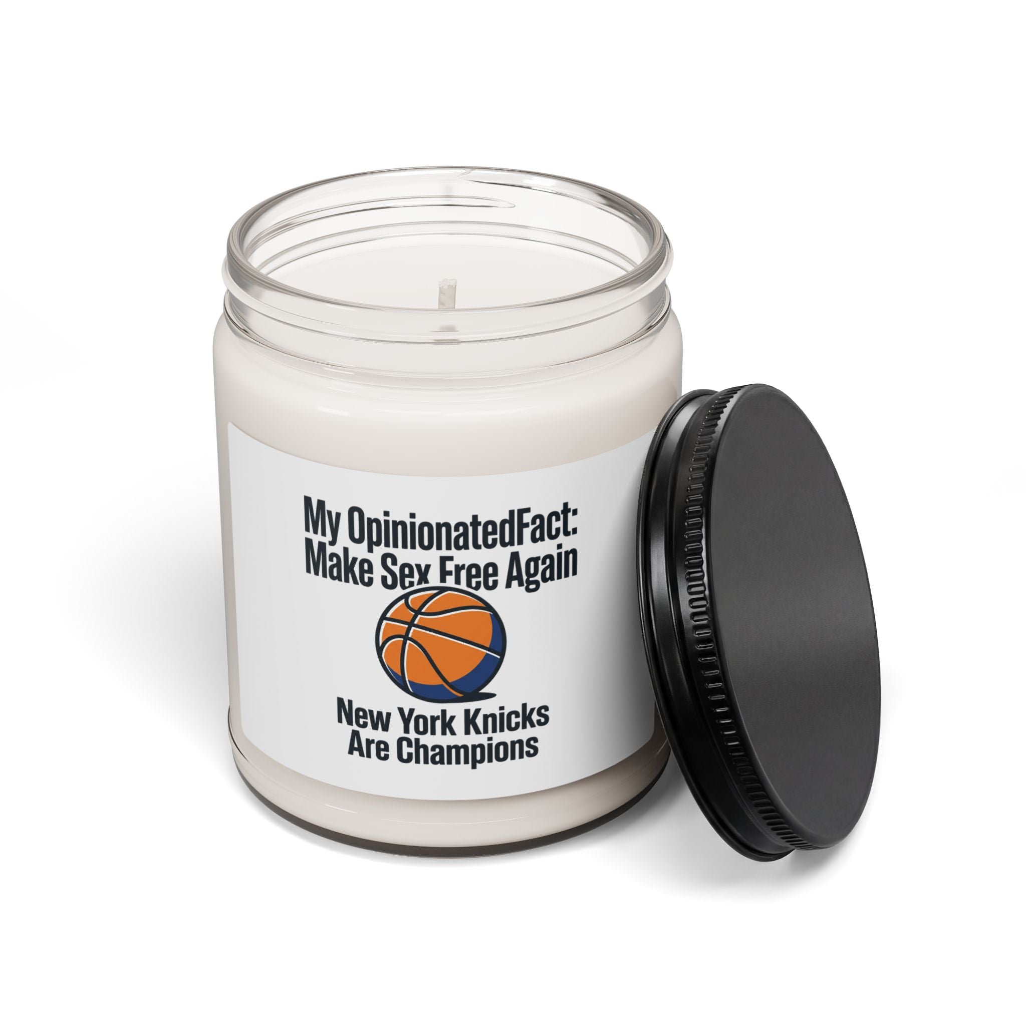 City Basketball Varsity Candle | Soy 9oz, Collegiate Retro Block Letters
