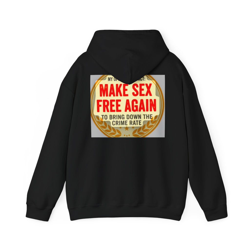 Funny Political Hoodie — Humorous Political Statement Sweatshirt
