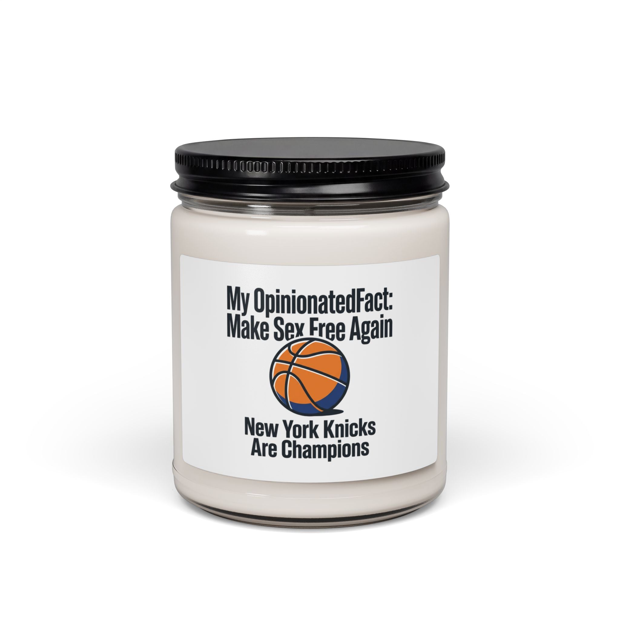 City Basketball Varsity Candle | Soy 9oz, Collegiate Retro Block Letters