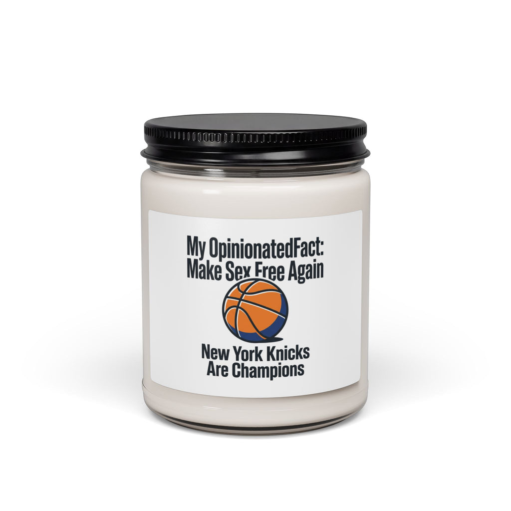 City Basketball Varsity Candle | Soy 9oz, Collegiate Retro Block Letters