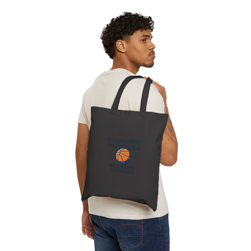 City Basketball Varsity Tote | Collegiate Retro Block Letters, Streetwear Club