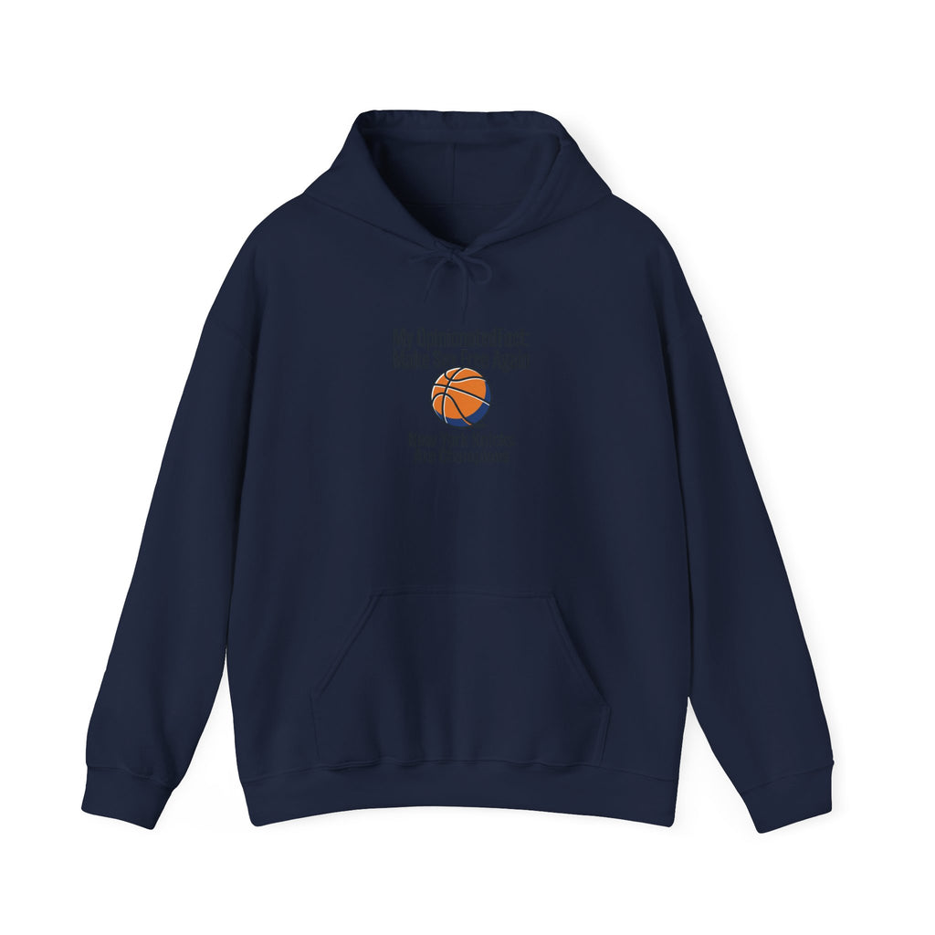 City Basketball Varsity Hoodie | Retro Block Letters, Streetwear Club