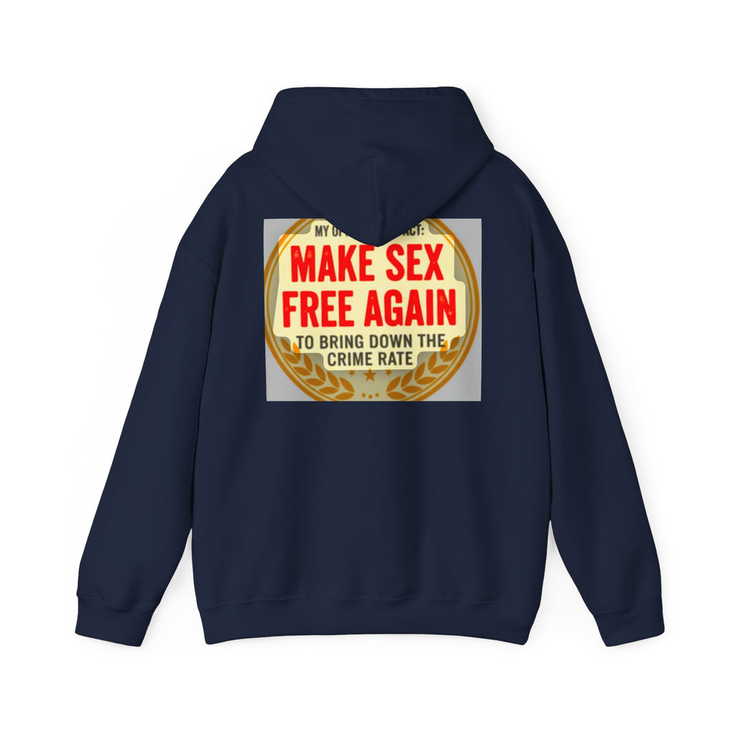 Funny Political Hoodie — Humorous Political Statement Sweatshirt