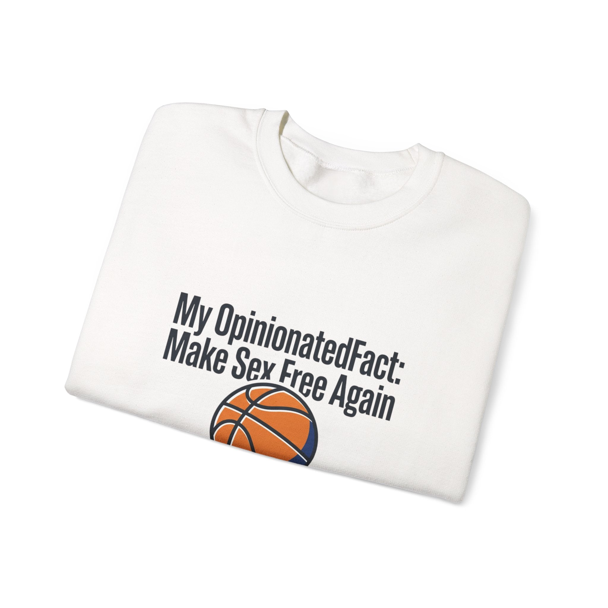 City Basketball Varsity Crewneck Sweatshirt | Retro Block Letters, Streetwear